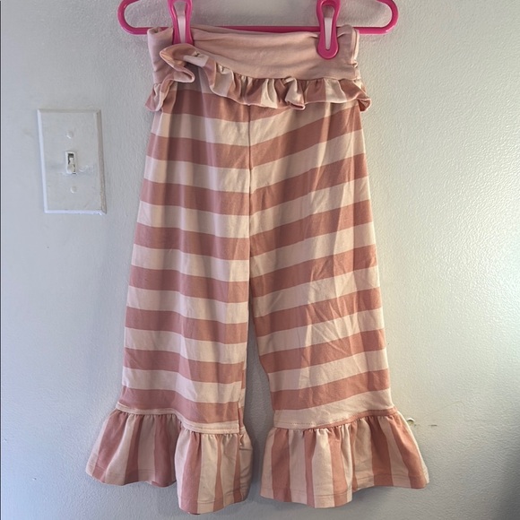Striped Ruffle Pants - Picture 1 of 3